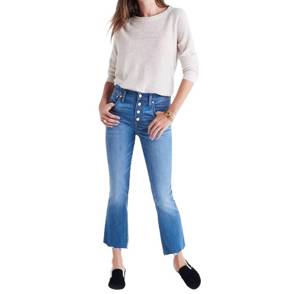 Madewell Cali Demi Boot Jeans Sz 25 